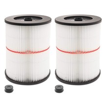2 Pack Cartridge Filter For Craftsman 17816 9-17816 Wet/Dry Air Filter Replaceme - £36.01 GBP