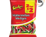 12x Bags Gurley&#39;s Watermelon Wedges Soft Chewy Candy | 2.5oz | Fast Ship... - $23.32