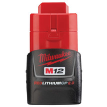 Milwaukee 48-11-2420 M12 12V 2.0Ah REDLITHIUM Compact Battery - £98.66 GBP