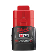 Milwaukee 48-11-2420 M12 12V 2.0Ah REDLITHIUM Compact Battery - £98.86 GBP
