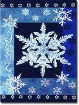 Cool Snowflakes Toland Art Banner  - £18.79 GBP