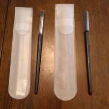 MARY KAY CREAM EYE COLOR/CONCEALER + EYE CREASE BRUSHES-NEW IN CASE FREE... - £12.45 GBP