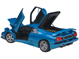 Lamborghini Diablo SE30 Blu Sirena Blue Metallic 1/18 Model Car by Autoart - £242.57 GBP