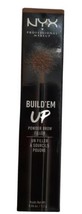 NYX Brow Filler Powder Brunette Professional Makeup Build&#39;em Up BUBP05 - $5.94