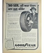 GOOD YEAR - &quot;Greatest Name In Rubber&quot; 1943 Vintage Print Ad - WWII-War T... - $20.28 CAD