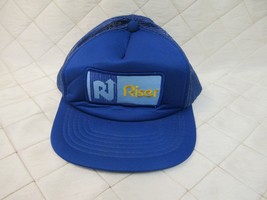 Riser Toronto Snapback Trucker Hat Blue Patch Logo - £21.03 GBP