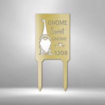 Personalized Steel Sign Steel Art Wall Metal Decor Gnome Home Steel Sign... - £67.74 GBP
