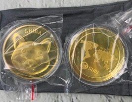 1PCS Gold Commemorative Coin 1oz Plated Shiba Inu Coin - £22.14 GBP