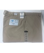 Haggar Cool 18 Tan Pants 40x30 - Comfort Waist - Stretch - Chinos - Non ... - £19.07 GBP