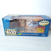 VTG 1999 Star Wars Action Fleet Gian Speeder & Theed Palace New Box Not Perfect - $39.59