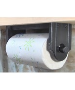 Paper towel holder wall or under cabinet wood black - £34.66 GBP