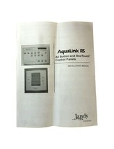 Jandy Supplemental Manual Revision &quot;M&quot; Features AquaLink RS OneTouch All Button - £14.00 GBP