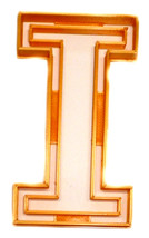 University Of Illinois Fighting Illini I Cookie Cutter Made in USA PR2254 - £3.12 GBP