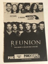 Reunion Tv Guide Print Ad Will Estes Chyler Leigh TPA9 - $5.93