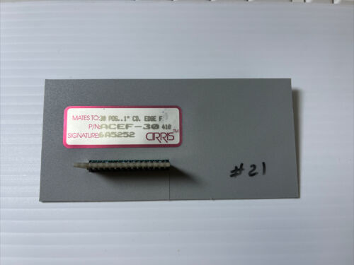 Cirris Systems ACEF-30 Mates to 30 pos ribbon Continuity Tester Adapter ... - $19.80