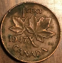 1947 Canada Small One Cent Penny Coin - £1.46 GBP