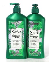 Suave 18 Oz 100% Natural Rosemary &amp; Mint Invigorating Shampoo &amp; Conditioner Set - £20.83 GBP