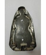 Antique 19th Century Woman/Man Soldered Tin Cookie Cutter - $74.25