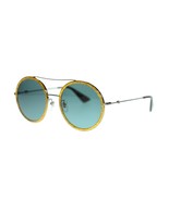 Gucci Women Round Sunglasses GG0061S Metal Frame 56mm Authentic - $209.00