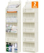 Aooda 2 Pack Over The Door Organizer, Large Capacity Closet Door, Light ... - $45.24 CAD