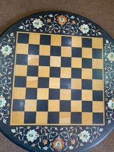 30&quot;x30&quot; Marble &amp; Semi Precious Inlay Stones Shape:Table Top - £1,659.58 GBP