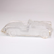 Vintage Crystal Glass Car Paperweight 6&quot; Glass Decor Rare Very Good Cond... - $21.14