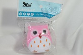 Sharpener (new) PENCIL SHARPENER - PINK HOOT OWL - TWO SHARPENERS IN ONE... - £4.03 GBP