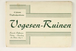 Vintage Paper Postcard Photo Folder VOGESEN RUINEN 12 Views Verlag Stras... - $11.02