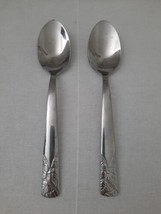 Lot of 2 Pieces ~ Oneida Durango ~ 2 Place Oval Soup Spoons 7&quot; ~ Nice Condition - £15.49 GBP