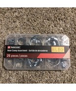 parkside hose clamp assortment 26pcs adjustable diameter new - $28.01 CAD