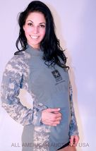 MASSIF FLAME RESISTANT FR ARMY COMBAT SHIRT W/LOGO ARMY STRONG ACU ACS A... - €38,10 EUR