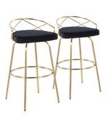 LumiSource Charlotte Glam Barstools (Set of 2) - $530.46 CAD