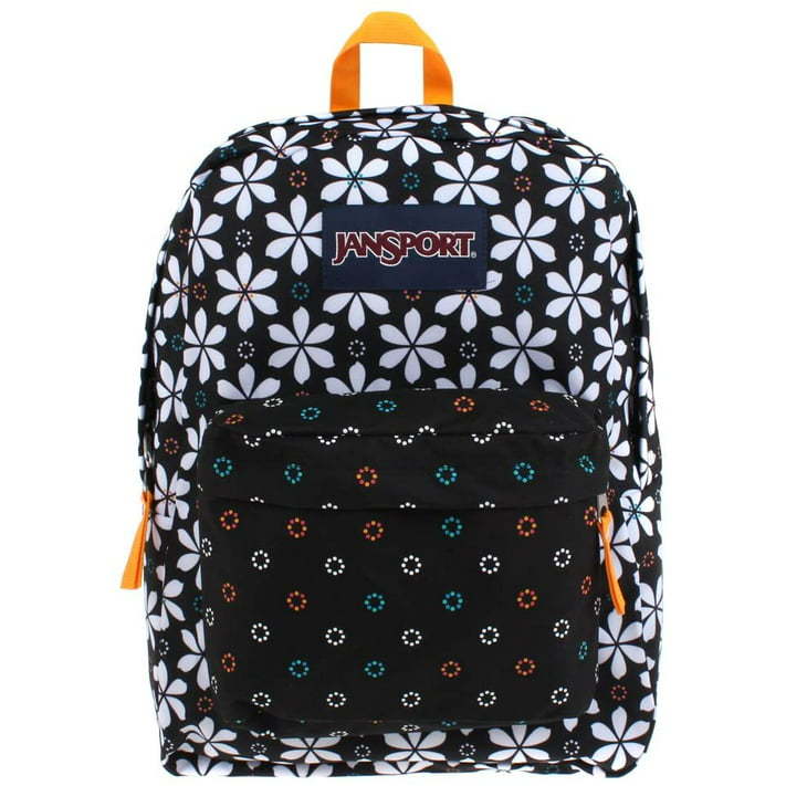 Jansport Superbreak Backpack Black Floral Geo - $42.99