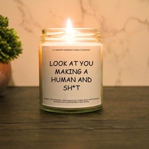 Look At You Making A Human And Sh*t Candle | Gifts For Soon To Be First Time - £14.74 GBP