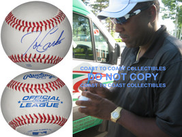 Joe Carter Toronto Blue Jays Indians signed autographed baseball COA exa... - £77.84 GBP