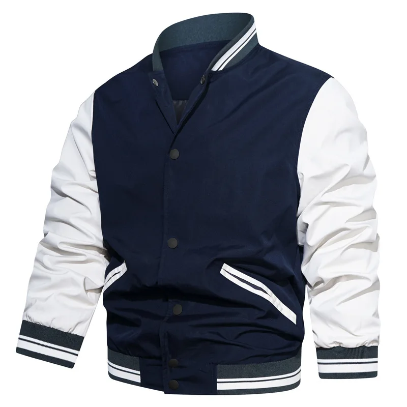 Men fashion casual windbreaker jacket coat men spring autumn new hot outwear stand slim thumb200