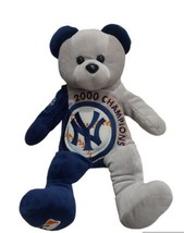 Vintage MLB NY Yankees 2000 World Series Champions Collectible Plush Bear GUC - £9.72 GBP