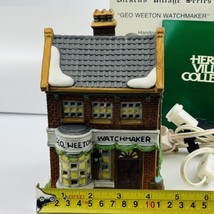 Department 56 Geo Weeton Watchmaker 1986 Dickens Village With Light &amp; or... - £19.02 GBP