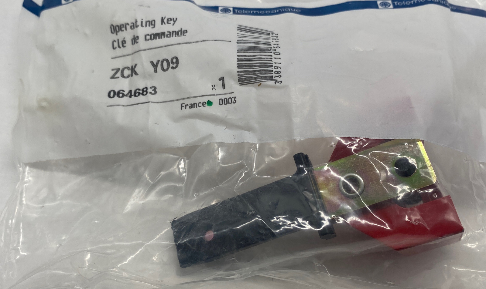 Telemecanique ZCK Y09 Operating Key  - $58.40