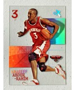 Shareef Abdur-Rahim 2003 Fleer Hard Plastic Card NBA Atlanta Hawks Baske... - £21.68 GBP