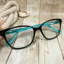 Liz Claiborne Black Turquoise Eyeglasses FRAMES ONLY - L620 0DB5 51-16-135 - $43.51