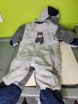 Le Petit Rothschild One Piece Toddler Winter Suit Hooded Size 6/9 - £15.66 GBP