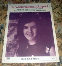 Susan Raye Sheet Music - L.A. International Airport (1971) - £9.63 GBP