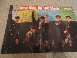 New Kids on the block teen magazine poster clipping pointing Jordan Knig... - £3.14 GBP