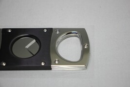 Elie Bleu Cigar Cutter Matte Black / Satin Stainless Steel  EBC1000 New image 6