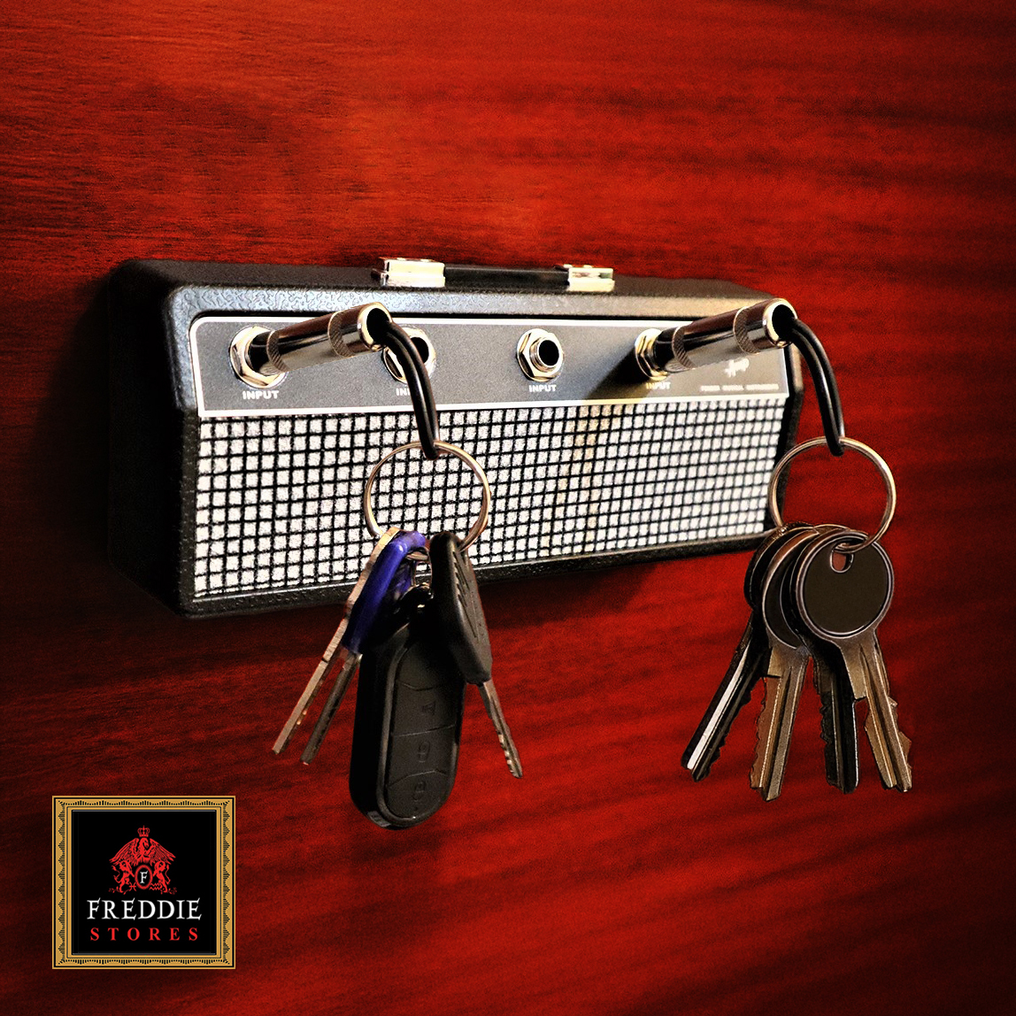 Keychain Holder Jack Rack, for Music and guitar Lovers & Rockstars, Fenderex - $27.90