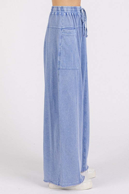 Mittoshop Mineral Wash Elastic Waist Baarrel Leg Baggy Pants Item image 6