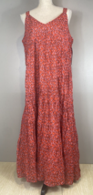 Joie Maxi Womens Size XXL Dress Sleeveless Tiered Maxi Tea Rose MSRP $248 - £14.70 GBP