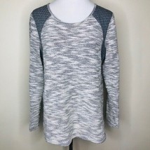 Style &amp; Co. Gray Silver Oversized Sweater Sz Small - $18.81