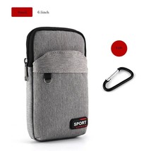 Multifunction Waterproof Ox Cloth Men Mobile Phone Bag Wear Belt Large Capacity  - £120.97 GBP